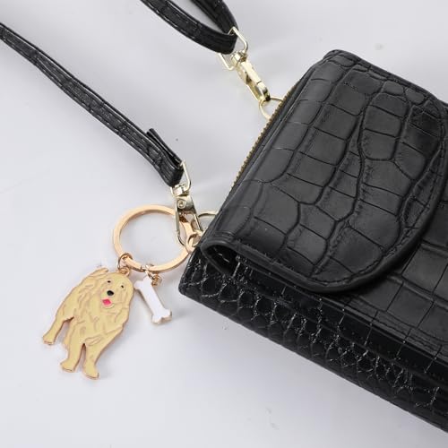 Mabor Metall Bag Charms Hundeliebhaber Geschenke,Schlüsselanhänger Hund Niedlicher Taschenanhänger Damen Accessoires Tier Schlüsseldekoration Schlüsselanhänger Auto für Damen und Herren