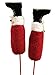 Plush Santa Leg Picks Novelty Christmas Decor-Set of Two-26" long