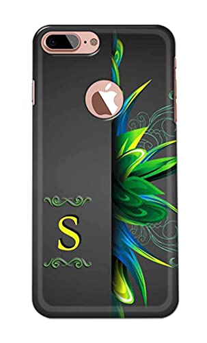 Image of Name II Initial II Letter Alphabet S Hard Back Case Cover for iPhone 7 Plus Logo (5.5 inch) / iPhone 8 Plus Logo (5.5 inch), A1784, A1661 Back Cover -(J5) VNS2222