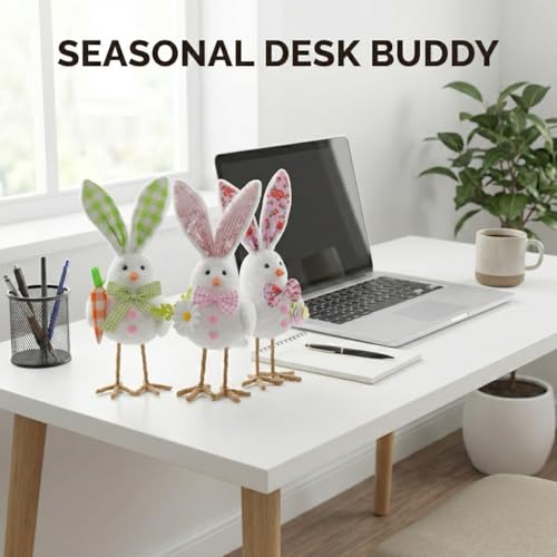 50% de descuento en figuras de felpa de conejo de Pascua LONEA