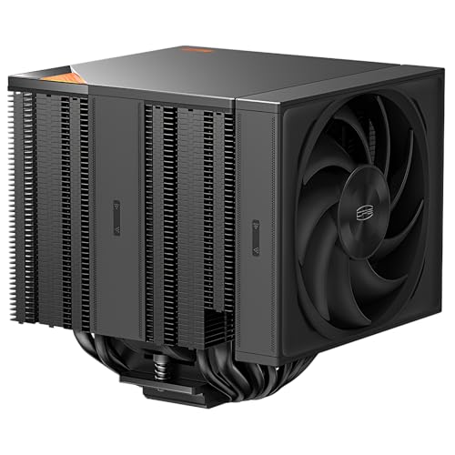 PCCOOLER CPU Cooler Air Freezer, 290W Dual Tower CPU Air Cooler, 8 HeatPipes CPU Cooling Fan System & 3 Modes PWM Silent Fans, Compatible with Intel LGA 1851/1700/1200/115X/20XX,AM4/AM5 (CPS RZ820 BK)