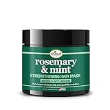 Difeel Rosemary and Mint Strengthening Hair growth Mask with Natural Rosemary Oil and Biotin 12 oz.