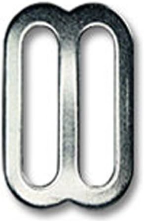 1" Bright Nickel Metal Triglide Buckles - Pack of 10