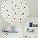 Colorful Polka Dot Wall Decals Watercolor Dots Wall Sticker for Kids Baby Girls Teens and Nursery Room (12 Sheets)