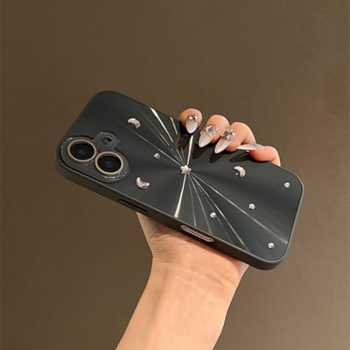 Coque iPhone 15 Pro paillettes évite les rayures d'objectif et les chocs