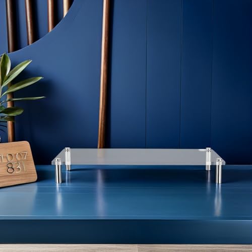 Support moniteur acrylique transparent pour un poste de travail moderne