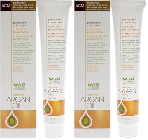 One n Only Argan Oil Tinte Permanente 6CM Rubio Cobrizo Oxidado miniatura 1