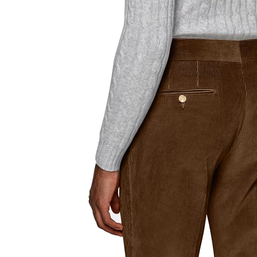 Men 2 Piece Corduroy Suit Slim Fit Suits Double Breasted Suit Blazer Jacket Pants Set Formal Wedding Prom Tuxedos3