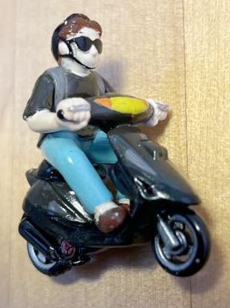 Amazon.co.jp: スクーター③グレーバイクミニカーライダー付き