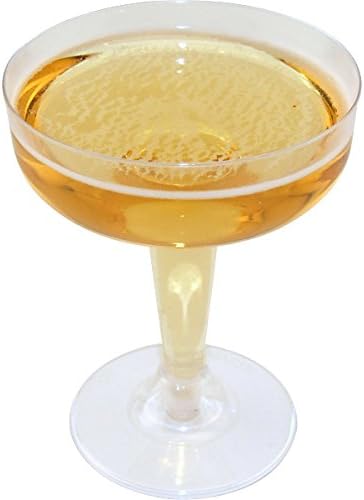 Polar Ice Disposable Champagne Glasses - 4 oz.: Case of 500