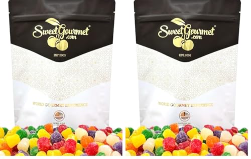 SweetGourmet Spice Drops Candy, 6 Sabores, 1 lb, Pack 2