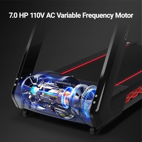 Image of HARISON Commerical Treadmill, 21.5 inch Touchscreen Display, 0.8-20 km /h Speed, 18% Auto Incline, 7.0HP Peak Power, 400 lbs Capacity, Smart App Connected Running Machine