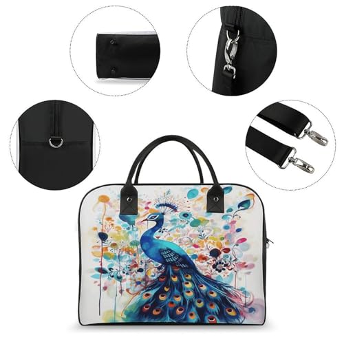 Maletín ligero unisex para laptop en color Peacock miniatura 6