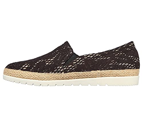 Skechers BOBS from Flexpadrille 3.0 - Summers Dance Flat, Black, 8 M US3