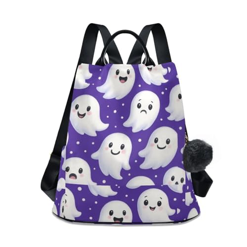 Sac à dos fermeture éclair arrière et multiples poches pour femme