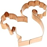 Old River Road Squirrel Shape Cookie Cutter, Copper