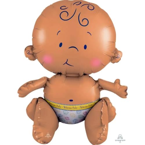 Amscan 4253601 Multiballoon: Sitting Baby, Large