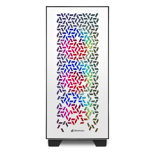 Elite Shark CA300H White – Case per PC, Gaming, ATX, bianco - Case PC - Immagine 1
