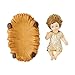 Autom Baby Jesus Christ with Manger Christmas Figurine, 5 Inch