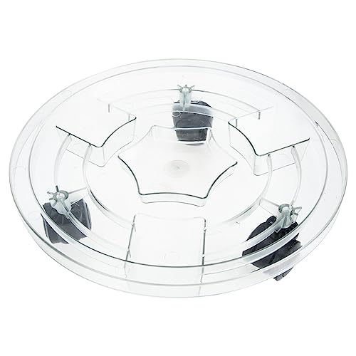 Movable Plant Stand with Wheels Heavy-duty Flower Pot Tray Rolling Base for Use Plastic with Smooth Casters for Easy Mobility