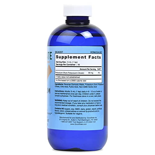 Good State-Liquid Ionic Minerals Potassium (48 Days At 99mg. Plus 2 mg Fulvic Acid) - Image 2