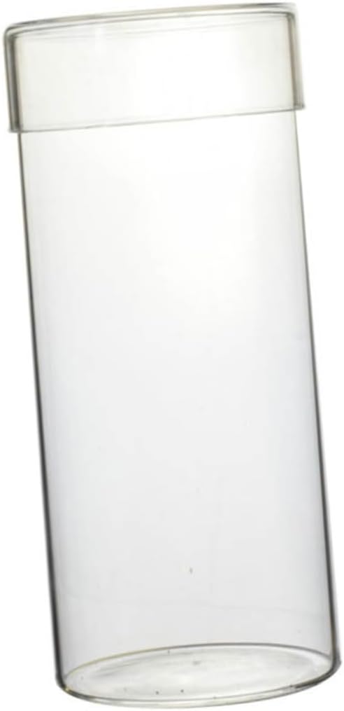 Cabilock 4pcs Glass Storage Jar Food Storage Container Lids Empty Canister for Coffee Tea Sugar Salt Candy