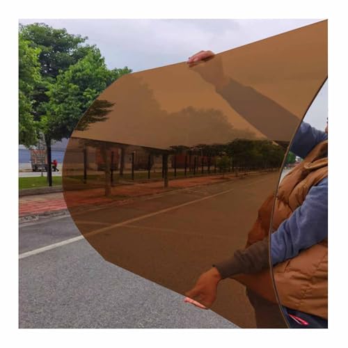 Paneles de techo de policarbonato transparente para invernadero, panel de repuesto de 1,5 mm de grosor para exteriores, para patios, pérgolas y divisiones (marrón, 0,6 x 3 m)