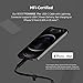 Belkin BoostCharge Flex Silicone USB-C to USB-C Charging Cable (2M/6.6FT) for iPhone 16, iPhone 16 Pro, Galaxy S25, S24, Pixel 9 & 8, Nintendo Switch 2 & More with Cable Clip - Black