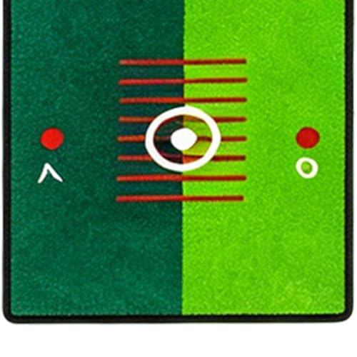Tapis de putting green golf 30x249cm pour progresser au bureau