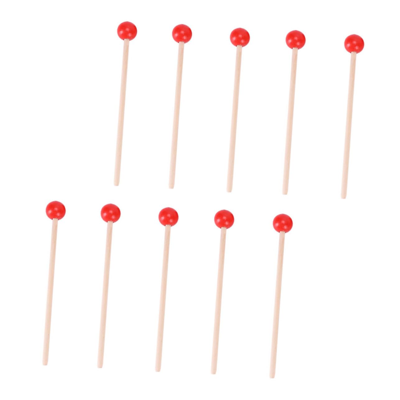 Generic 15Pcs Mini Wooden Hammers for Creative Play Durable Beat for Parent Interaction for Rhythm Sticks and