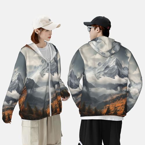 Chaqueta de Protección Solar para Hombre con Capucha y Cierre Completo miniatura 2