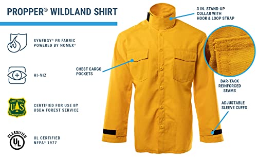 Propper F53182W700L2 Men'S Standard Wildland Synergy Nomex Iiia Shirt thumb #3
