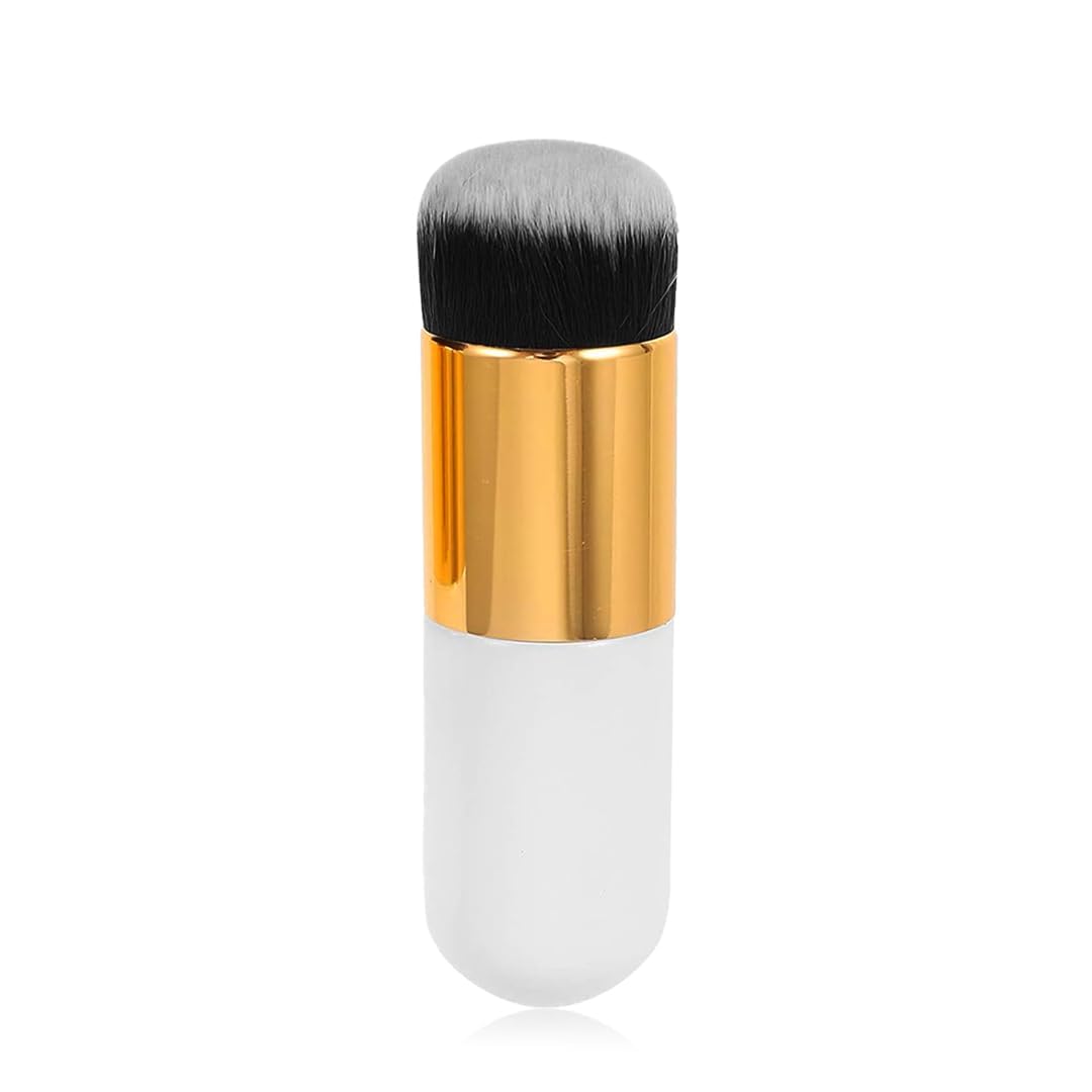 Keli Mini Foundation Brush – Travel Size Kabuki Makeup Brush with Soft Synthetic Bristles for Blending Liquid, Cream & Powder Foundation Application for Women (Pack of 1)-image-42