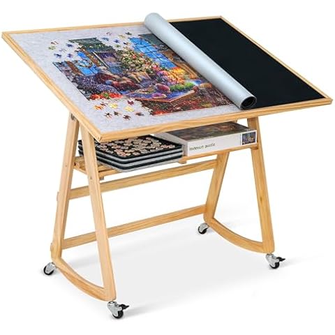 LAVIEVERT Adjustable 1500 Piece Jigsaw Puzzle Table Cover