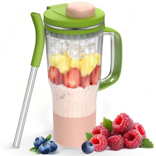 Image of 26oz Travel Tumbler Replacement for Ninja BlendBOSS Blender (Green)