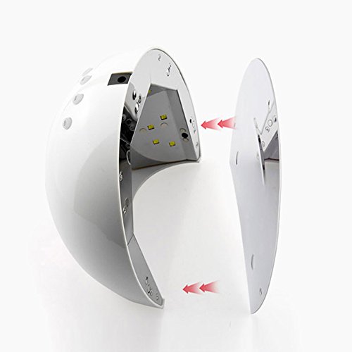 Vishine Professioneller 48W UV LED Lichthärtungsgerät Nageltrockener mit 3 Timer für Alle Nagel Gele Aushärtungslampe… – Bild 7