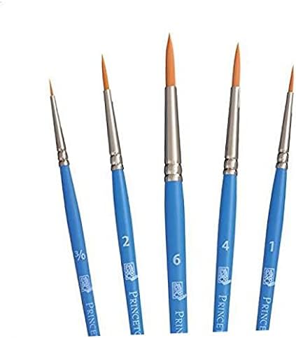 Princeton Select Artiste, Series 3750, Paint Brush for Acrylic, Watercolor and Oil, Set of 5 .3 Pack