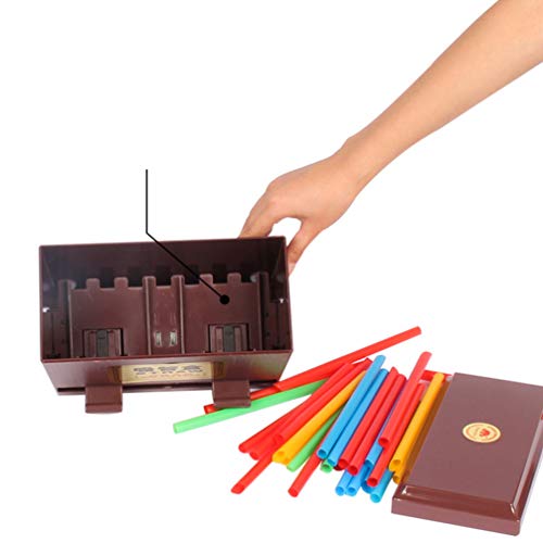 YARNOW Rietjeshouder Plastic Rietjesbak Automatische Rietjesdispenser Eetstokjesdispenser Pennendispenser Voor… - Image 8