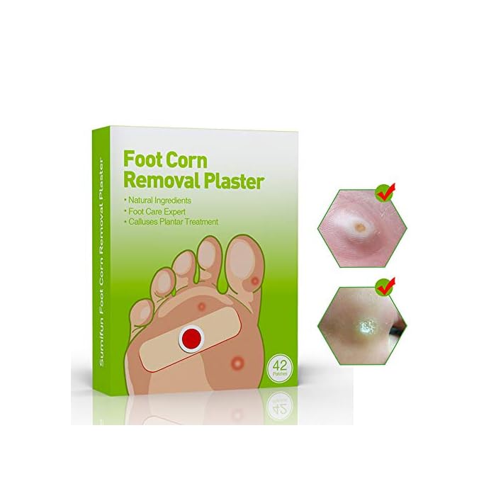 Buy 84 Pcs Feet Care Corn Remover Warts Thorn Plaster Foot Callus