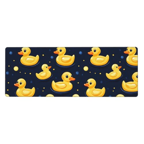 Grand tapis de souris de jeu canard en caoutchouc pour bureau