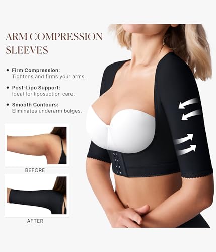 BRABIC Women's Shapewear Tops Post Surgery Compression Sleeve for Arm Shaper4