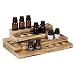 LIANTRAL Essential Oils Storage Rack, 4 Tiers Essential Oils Nail Polish Display Holder for 5/10/15/20ml Bottles, Rustic Burnt Wood
