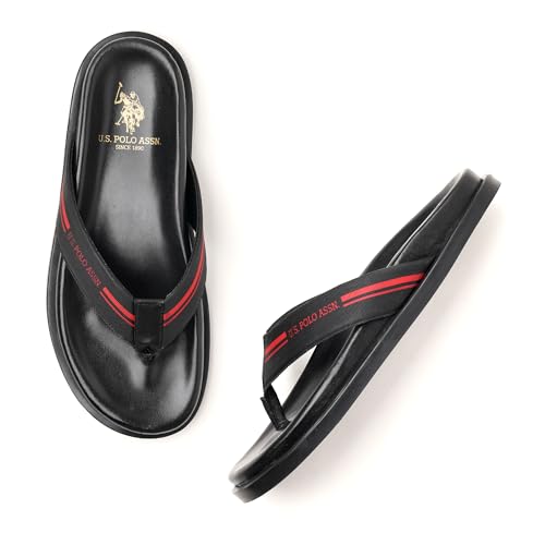 Image of U.S. Polo Assn. Men's Leather Slipper