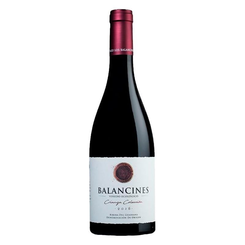 Balancines Crianza Colección Vino Tinto, mezcla de Garnacha y Garnacha Tintorera con 14% Vol., ideal para servir entre 14º y 16ºC y disfrutar su expresión| 1 botella