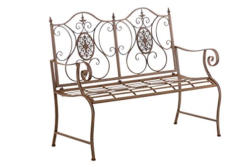 CLP Gartenbank Punjab, lackiertes Eisen, antik, Landhaus-Stil, Nostalgie,...