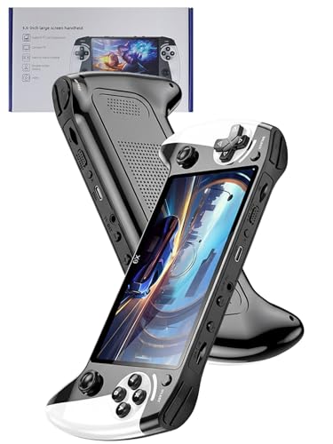 Image of X9 Retro Handheld Game Console, Portable Hand Held Game Console, Relive Classic Gaming in HD 5.5-Inch IPS Screen and 64gb 20000+ Built-in Games, Supports TV Connection, 10+emulators(1pc)