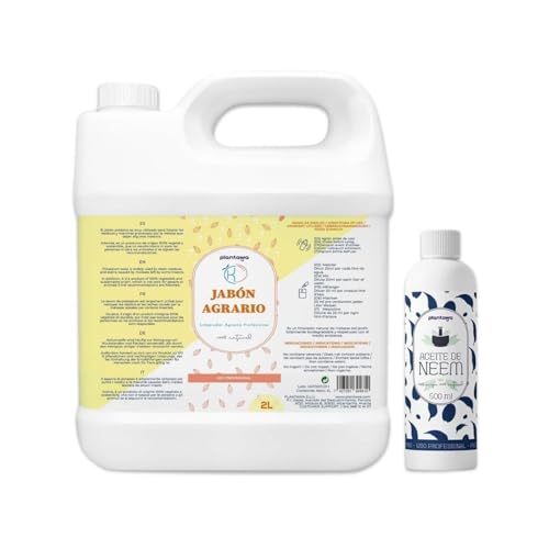 PLANTAWA Pack Jabón Potásico 2L + Aceite de Neem 500ml | Solución...