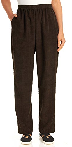 Alfred Dunner Women's Classic Corduroy Pull-on Average Length Pant