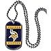 Siskiyou Sports NFL Minnesota Vikings Dog Tag Necklace, 36-Inch