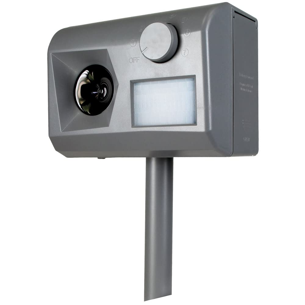 Weitech WK0055 Garden Protector 3 Répulsif à ultrasons contre chats, chiens, renards, martres, lapins, hérons